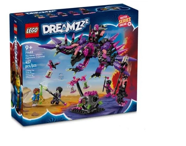 LEGO klotsid 71483 DREAMZzz Die Albtraumkreaturen der Nimmerhexe
