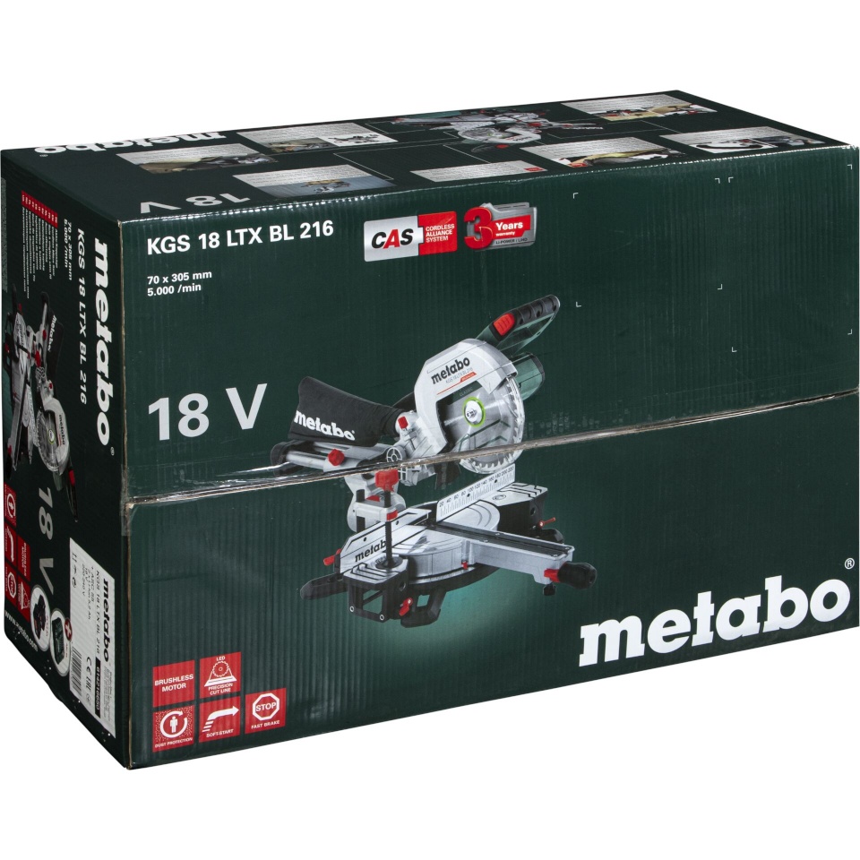 Metabo KGS 18 LTX BL 216 2x 5,2Ah