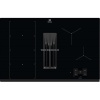 Electrolux integreeritav pliidiplaat õhupuhastiga 900 XT SensePro Built-In Induction Extractor Hob, 80cm, must