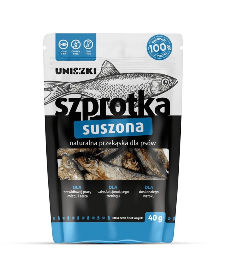 Uniszki maius koerale Dried Sprat, 40g