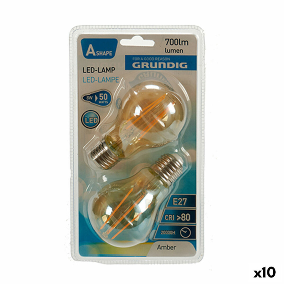 Grundig LED pirn 8 W 2300 K E27 merevaik 700 lm (10tk) (6x10x6cm)