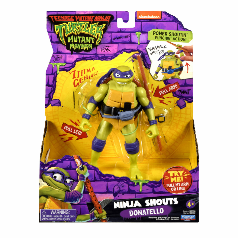 TMNT figuur Ninja Shouts Donatello, 83352