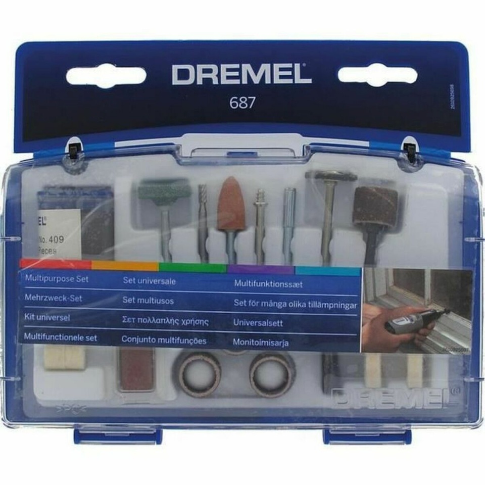 Dremel Multi-tool accessory set 687 52 tk, osad