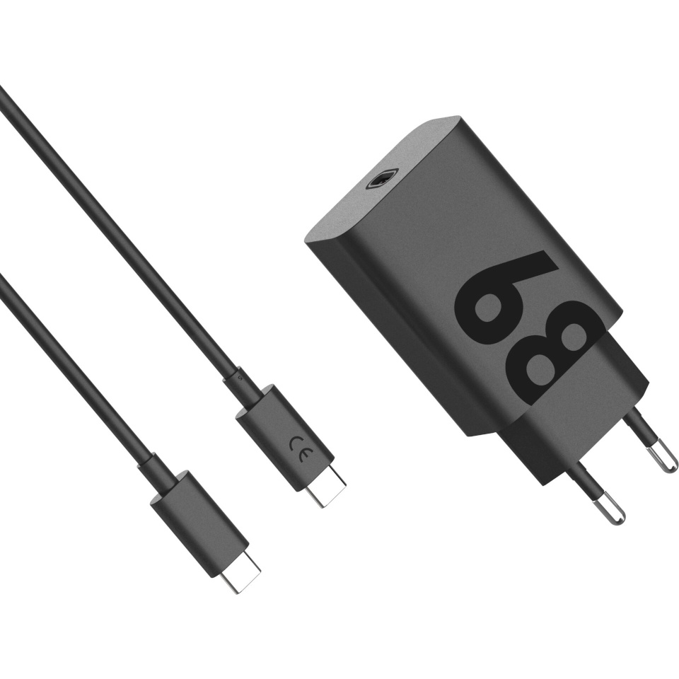 Motorola laadija TurboPower 68W Charger USB-PD 3.0 GaN + USB-C Kabel