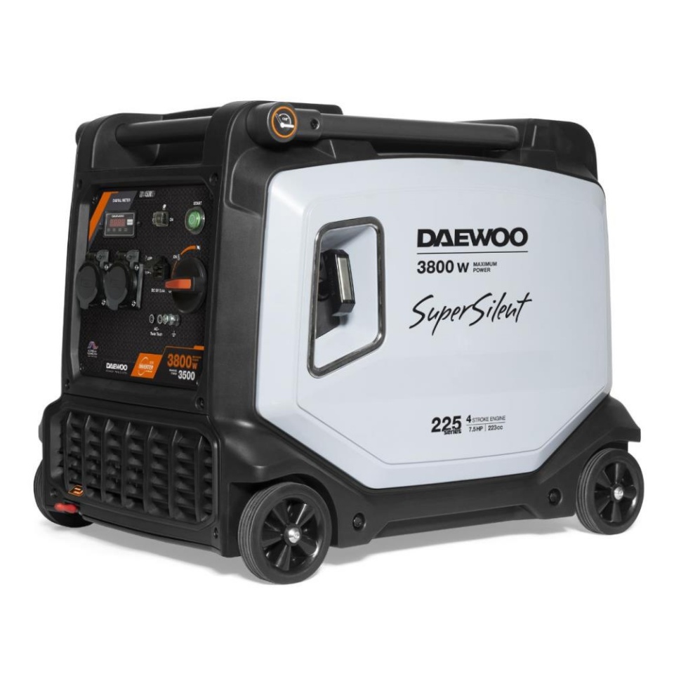 Daewoo generaator Inverter Generator 3.8kw 230v gda 4500 Sei