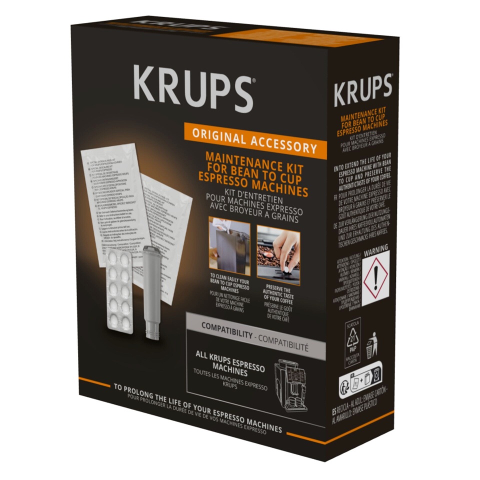 Krups puhastusvahend XS 5300 Maintenance Kit Coffee Machine Cleaner, 1tk