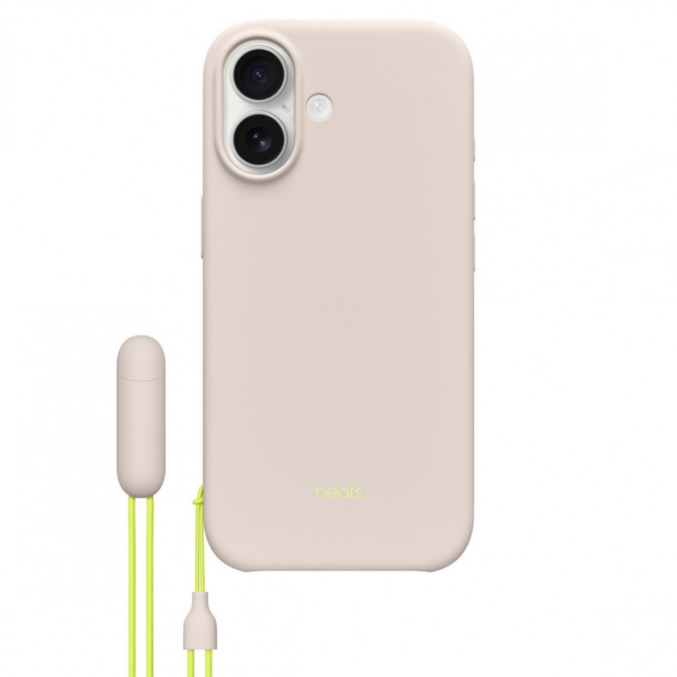 Apple kaitsekest Beats iPhone 17 Kickstand Case with MagSafe and Camera Control - Lime Stone