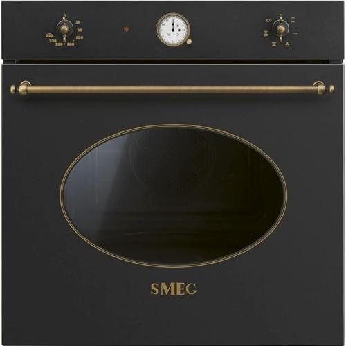 SMEG integreeritav ahi SF68C1AO Colonial, 70L, 6 progr, antratsiit, furnituur: messing