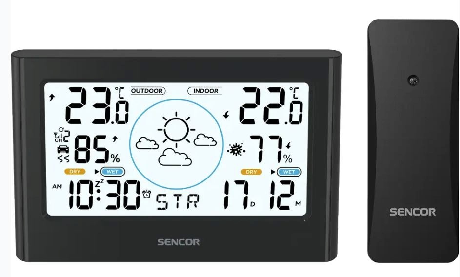 Sencor ilmajaam SWS2600 Weather Station, must