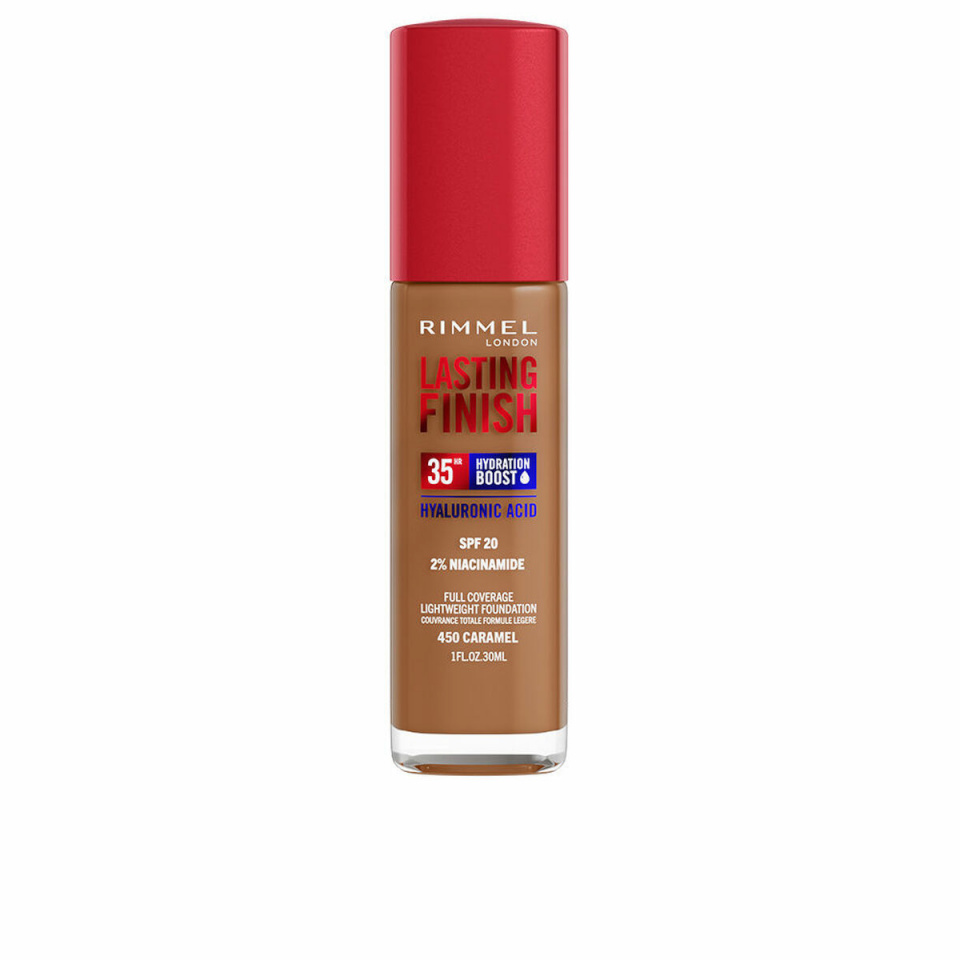 Rimmel London jumestuskreem Lasting Finish Nº 450 Caramel Spf 20 30ml