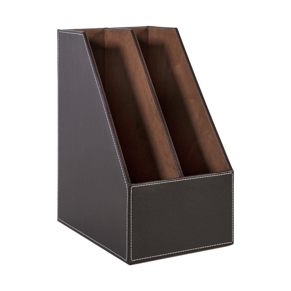 H4Y dokumendihoidja WALTER 18x27xH34cm tumepruun, kunstnahk