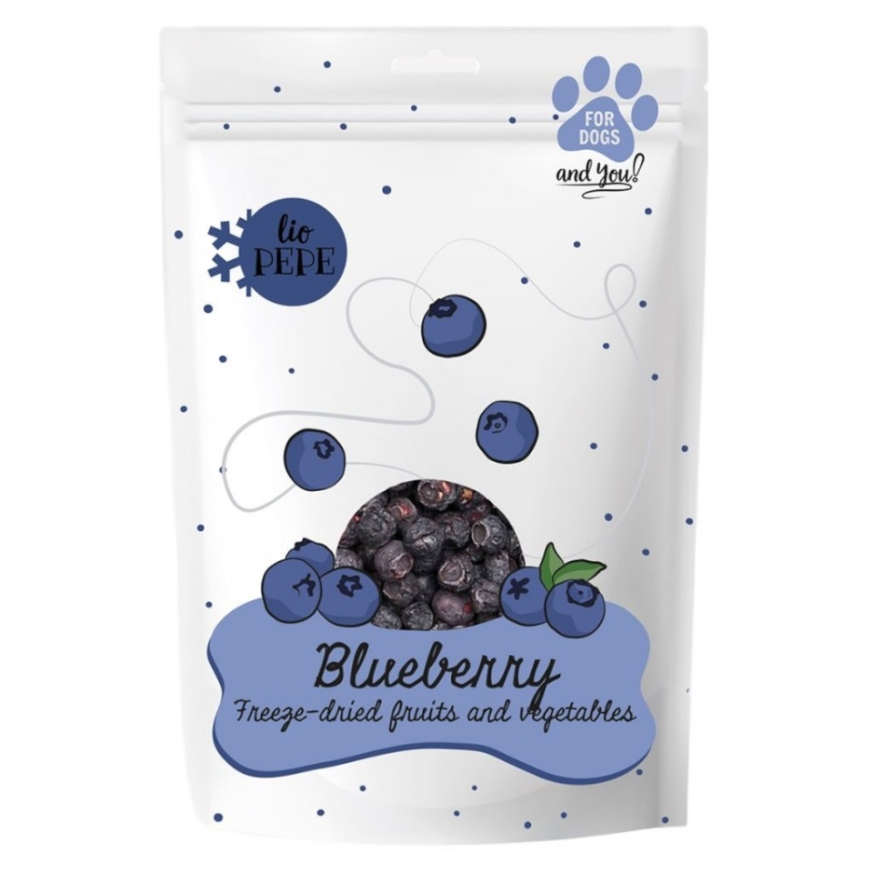 Paka Zwierzaka maius koerale PEPE Lio Blueberry - Dog treat - 15g