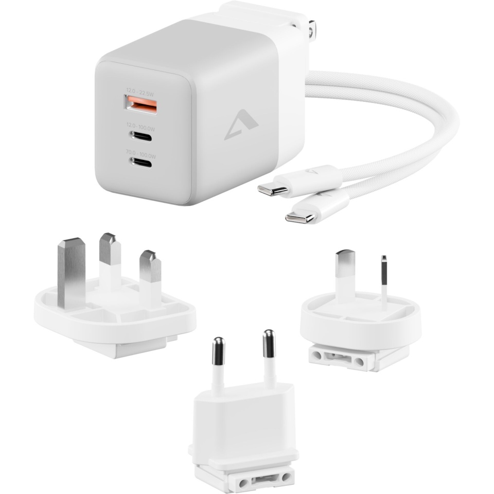 ALOGIC laadija 3x67 Rapid Power 67W Multi Country Travel Charger