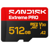 SanDisk 512GB microSDXC kaart Extreme PRO UHS-I R250 MB/s / W170 MB/s + SD-Adapter