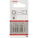 Bosch kruvikeerajate komplekt 3-osaline Screwdriver Bits T20 XH 25mm