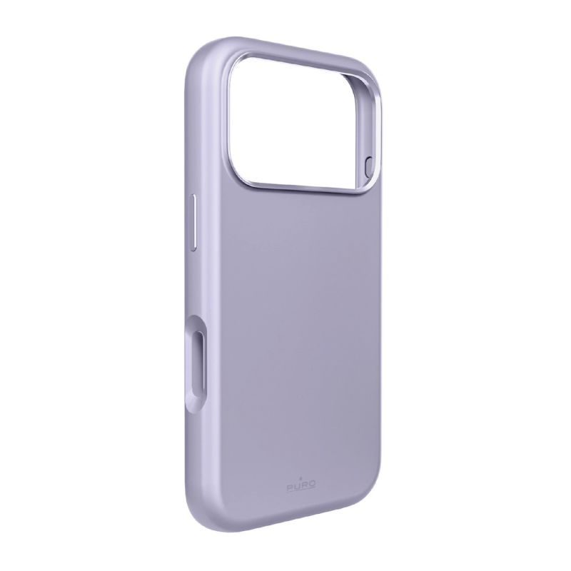 Puro Icon Mag Pro Liquid Silicone Case for iPhone 17 Pro Max, MagSafe Compatible, with Camera Protection and Aluminum Buttons - Pink / iPhone 17 Pro Max