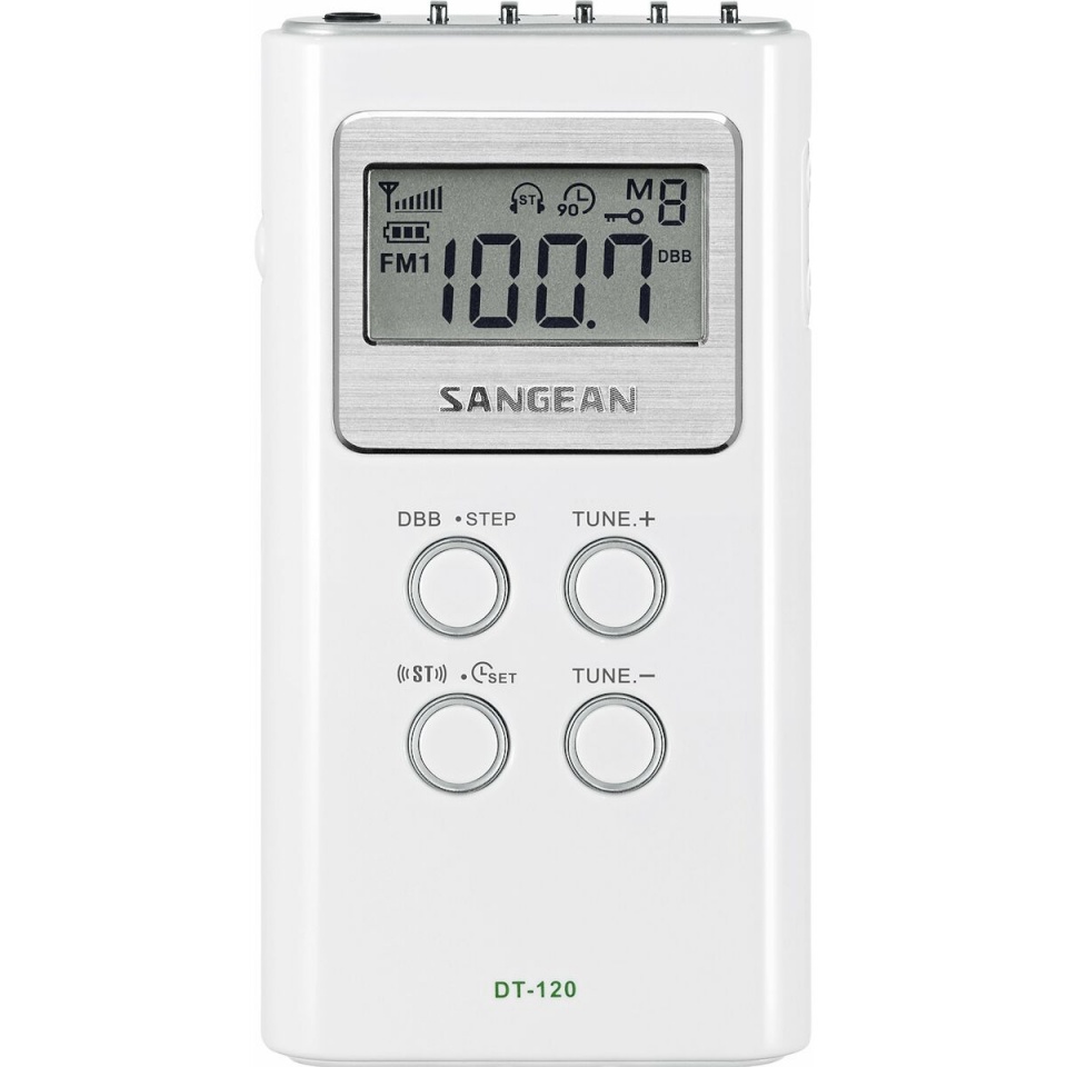 Sangean Raadio DT120W valge