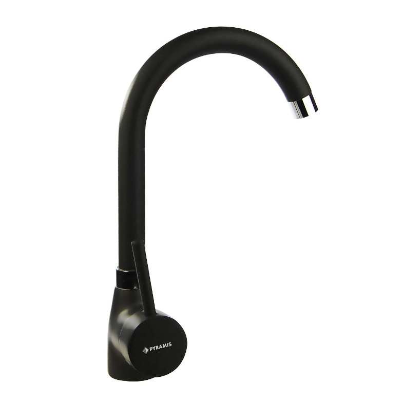 Pyramis segisti Bello Plus Carbon Faucet, must