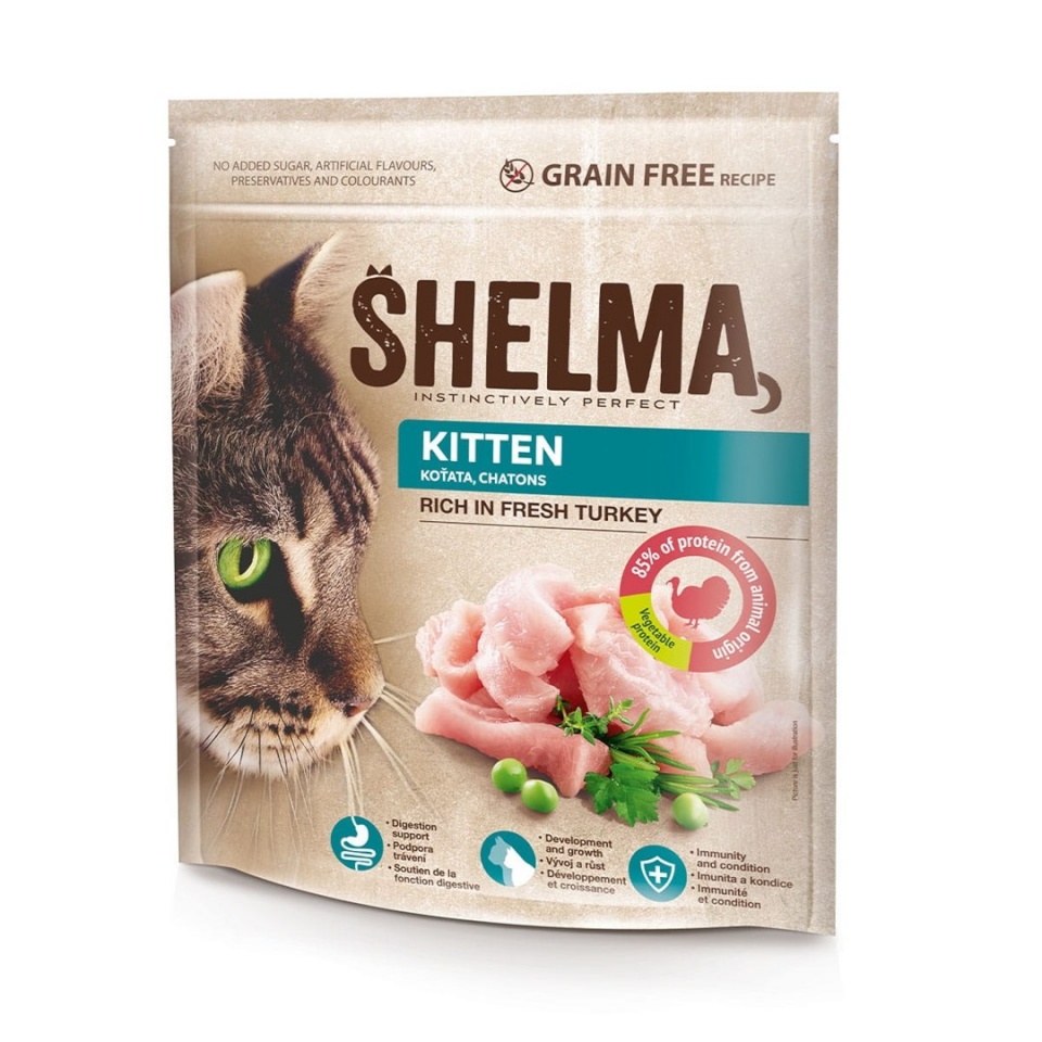 Shelma kuivtoit kassile Kitten Rich In Turkey, 750g