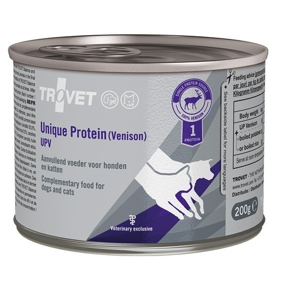 Trovet koeratoit Unique Protein UPV Venison, 200g