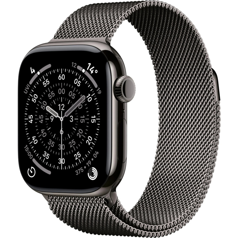 Apple Watch Series 11 42mm GPS + Cellular, Slate Titanium, Milanese Loop, must