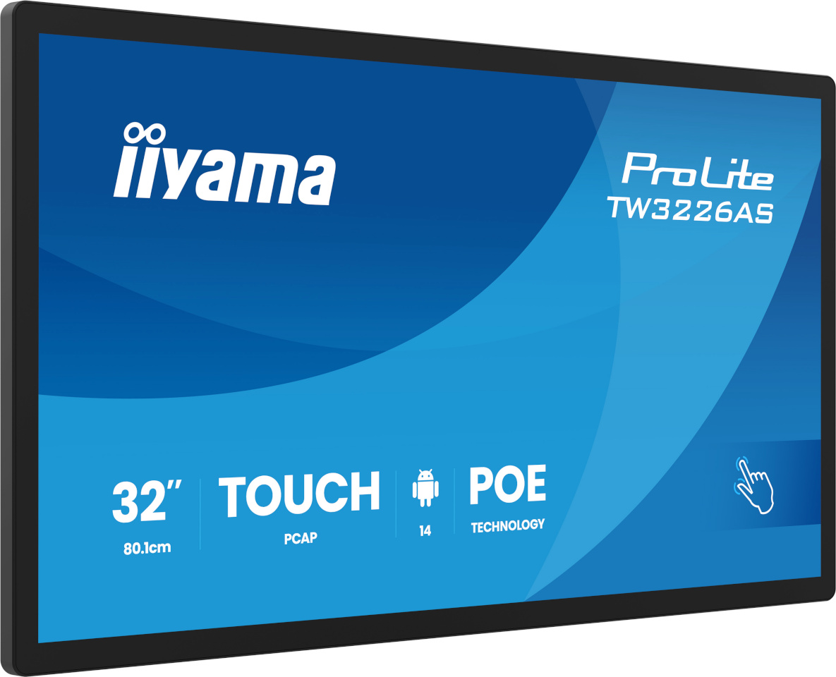 iiyama monitor 80,1cm (31,5") TW3226AS-B3P 16:9 M-Touch M-HDMI Andr.