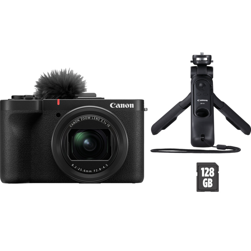 Canon PowerShot V1 Premium vlogikomplekt, hädavajalik, sh 128 GB mälukaart