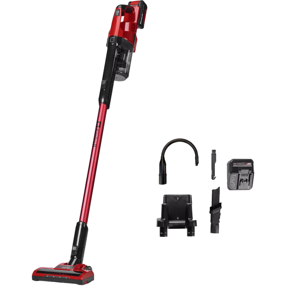 Einhell tolmuimeja TE-SV 18 Li (1x 4,0) Stick Vacuum Cleaner, punane/must