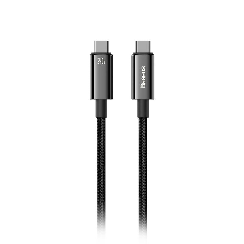 Baseus kaabel Cabel Tungsten kuldne USB-C to USB-C 480 Mb/s 240 W 1 m must