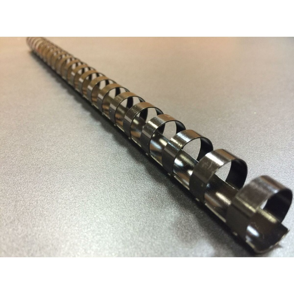 Fellowes Sidumisspiraalid 5330702 must 8 mm A4 PVC Plastmass 25tk