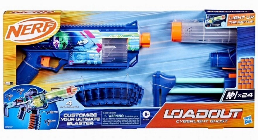 NERF mängupüss Loadout Cyberlight Ghost