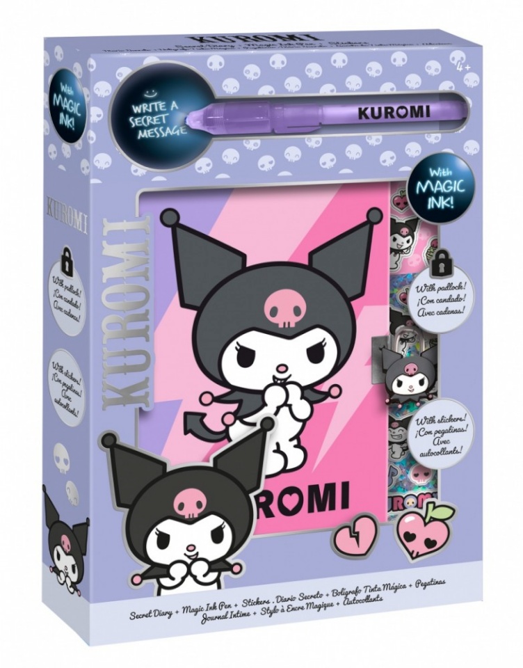 Kids Euroswan Diary with magic pen Kuromi
