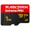 SanDisk 1TB microSDXC kaart Extreme PRO UHS-I R250 MB/s / W170 MB/s + SD-adapter