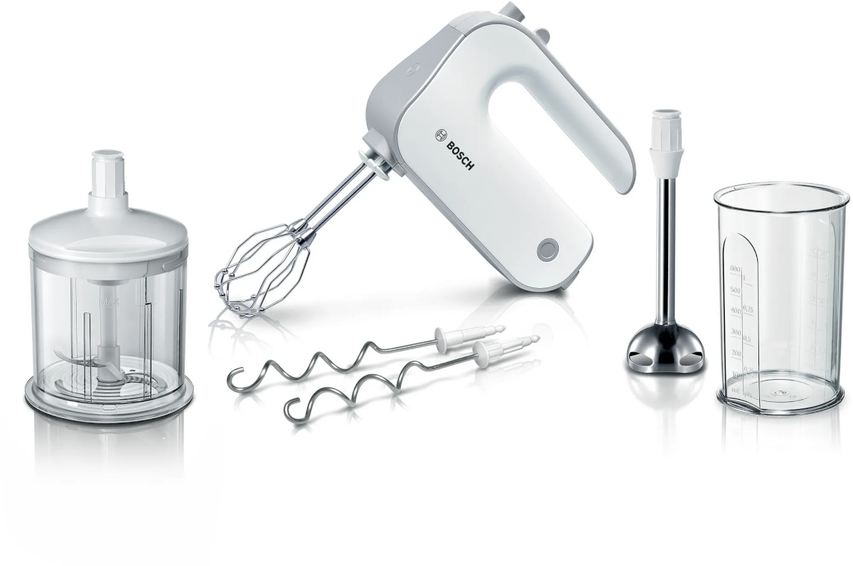 Bosch käsimikser MFQ4080 Styline Hand Mixer 500W, valge