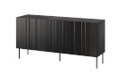 Cama Meble puhvetkapp Chest of drawers ISLA 150,5x40x75 matte must