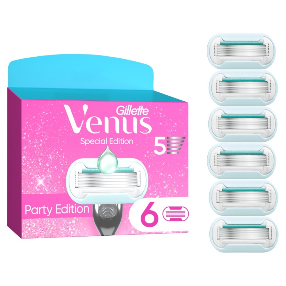 Gillette varuterad Venus Party Edition, 6tk
