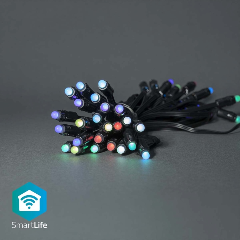 Nedis SmartLife Partylight valgustid, 48 LED, RGB, WiFi, 10,8m