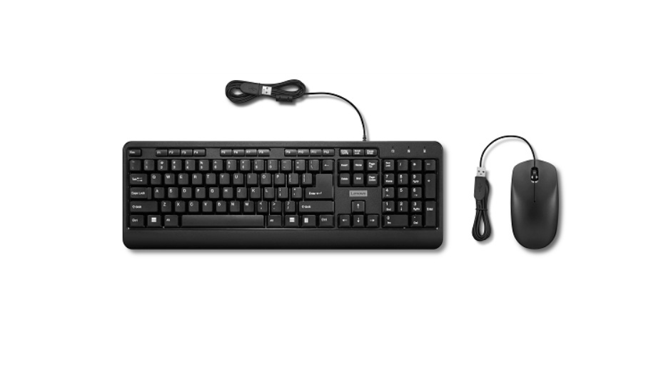 Lenovo klaviatuur | 160 Combo | Keyboard | Wired | Mouse included | US | must | USB-A 2.0