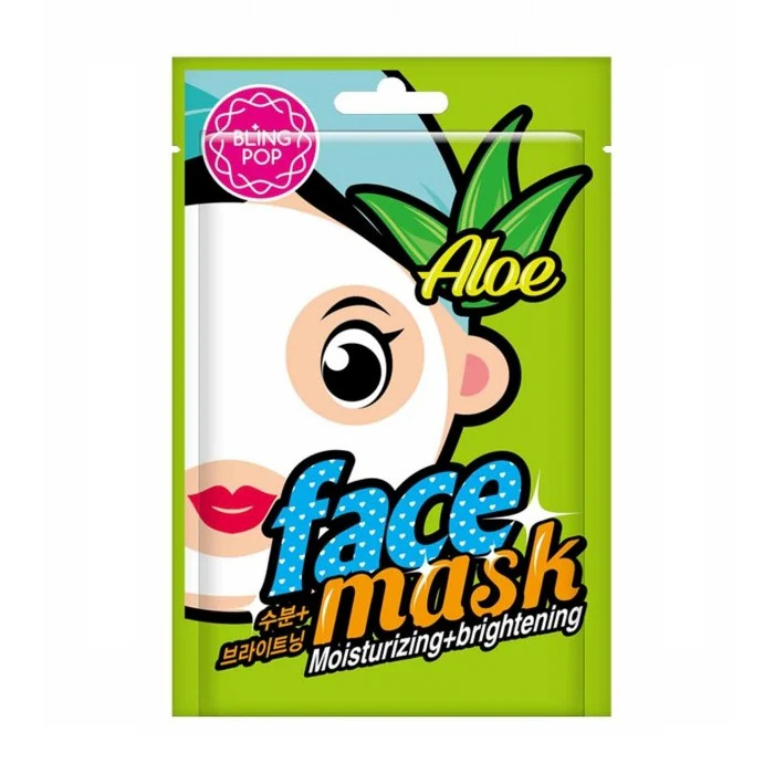 Bling Pop näomask Face Mask Aloe Moisturizing + Brightening 20ml, unisex