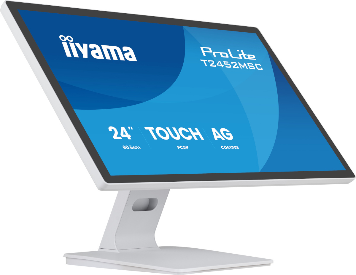 iiyama monitor 60.5cm (23.8") T2452MSC-W2AG 16:9 Touch HDMI+DP+USB