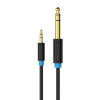 Vention audiokaabel Vention 3.5mm Male TRS to Male 6.35mm Audio Cable 0.5m Vention BABBD must
