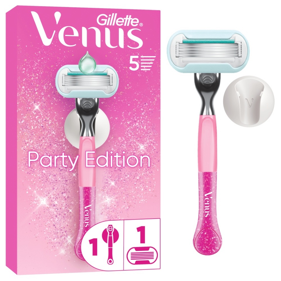 Gillette raseerija Venus Party Edition, roosa