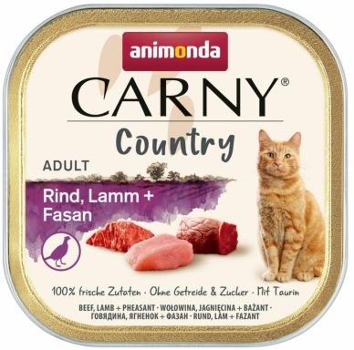 Animonda kassitoit Carny Country Beef, Lamb + Pheasant, 100g