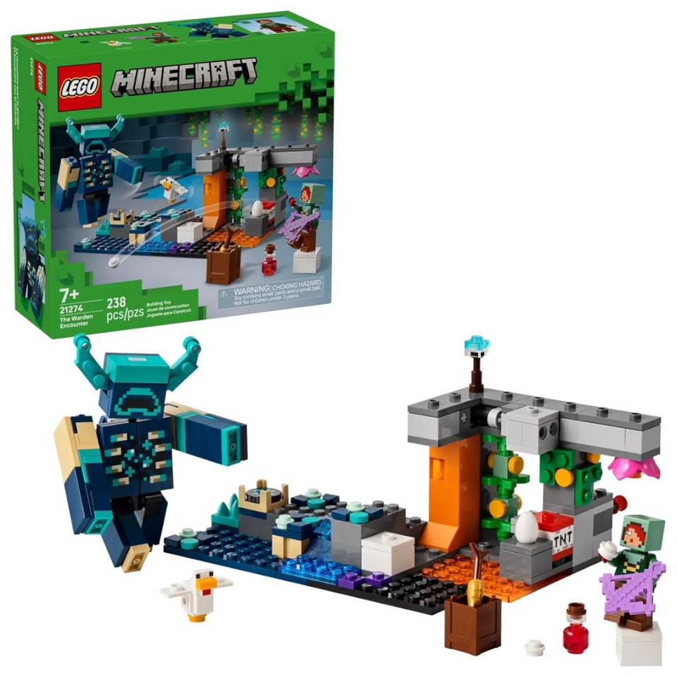 Lego klotsid MINECRAFT 21274 The Warden Encounter