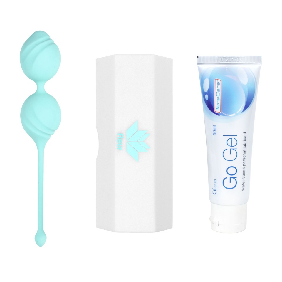 TensCare orgasmikuulid Fleur Pelvic Floor Toning Balls, helesinine
