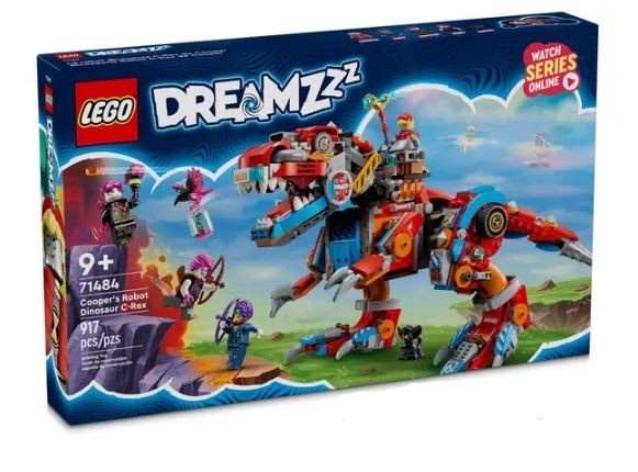 LEGO klotsid 71484 DREAMZzz Coopers Dino-Mech C-Rex