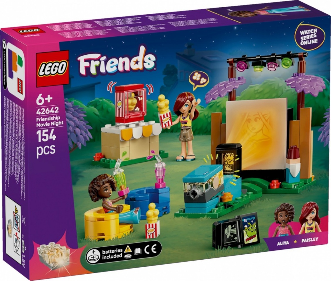 LEGO klotsid 42642 Friends Filmabend mit Freunden