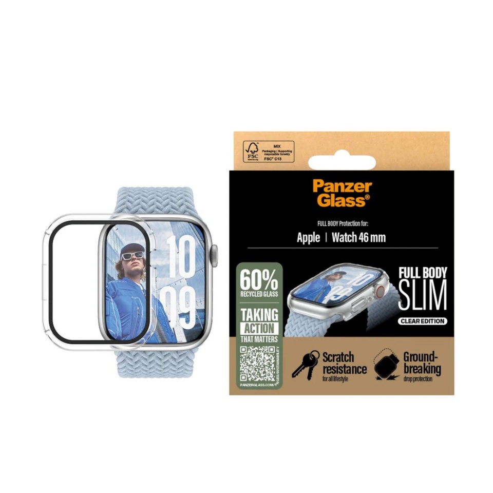 PanzerGlass ekraani kaitseklaas Screen Protector Transparent Apple Watch 46mm