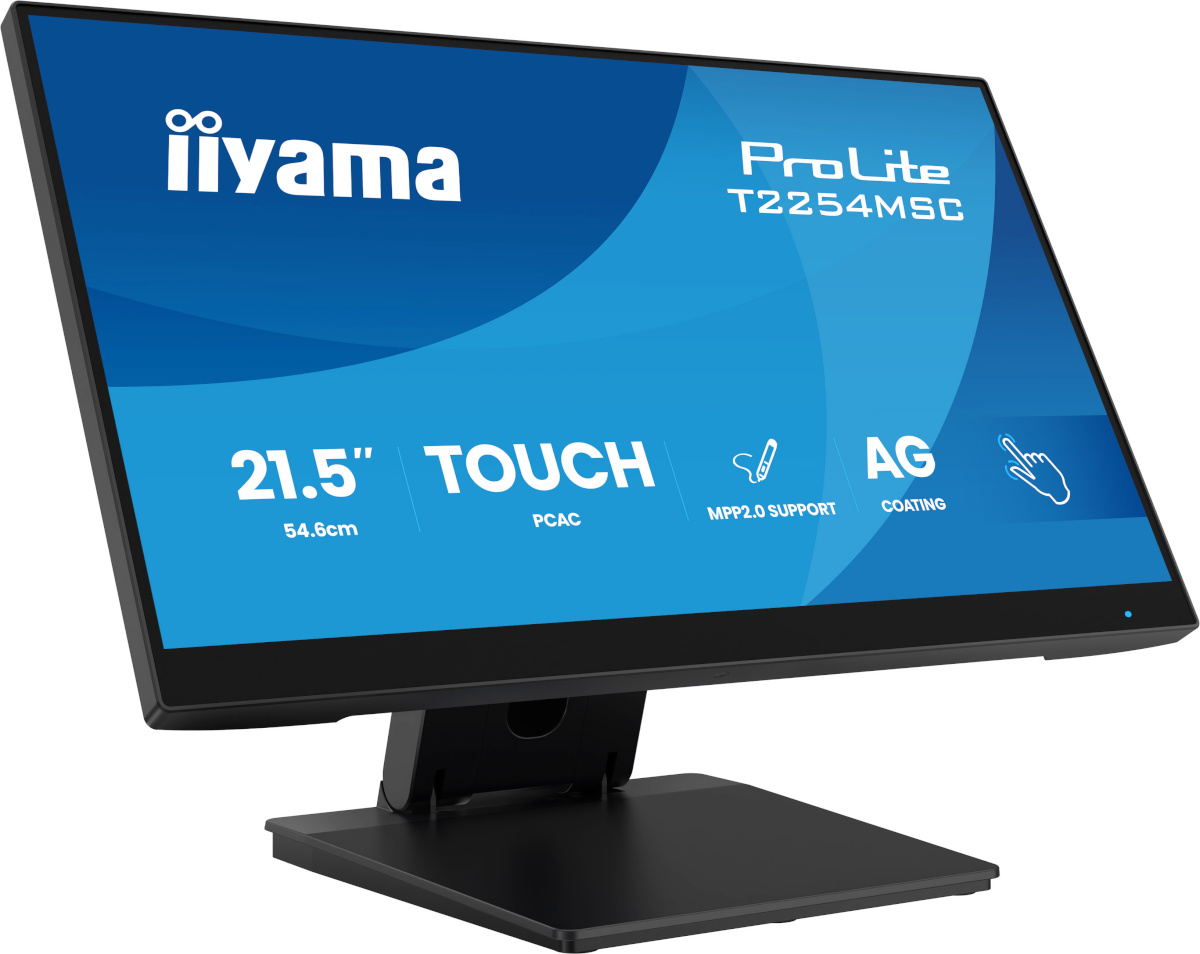 iiyama monitor 54.6cm (21.5") T2254MSC-B2AG 16:9 M-Touch HDMI+DP+USB
