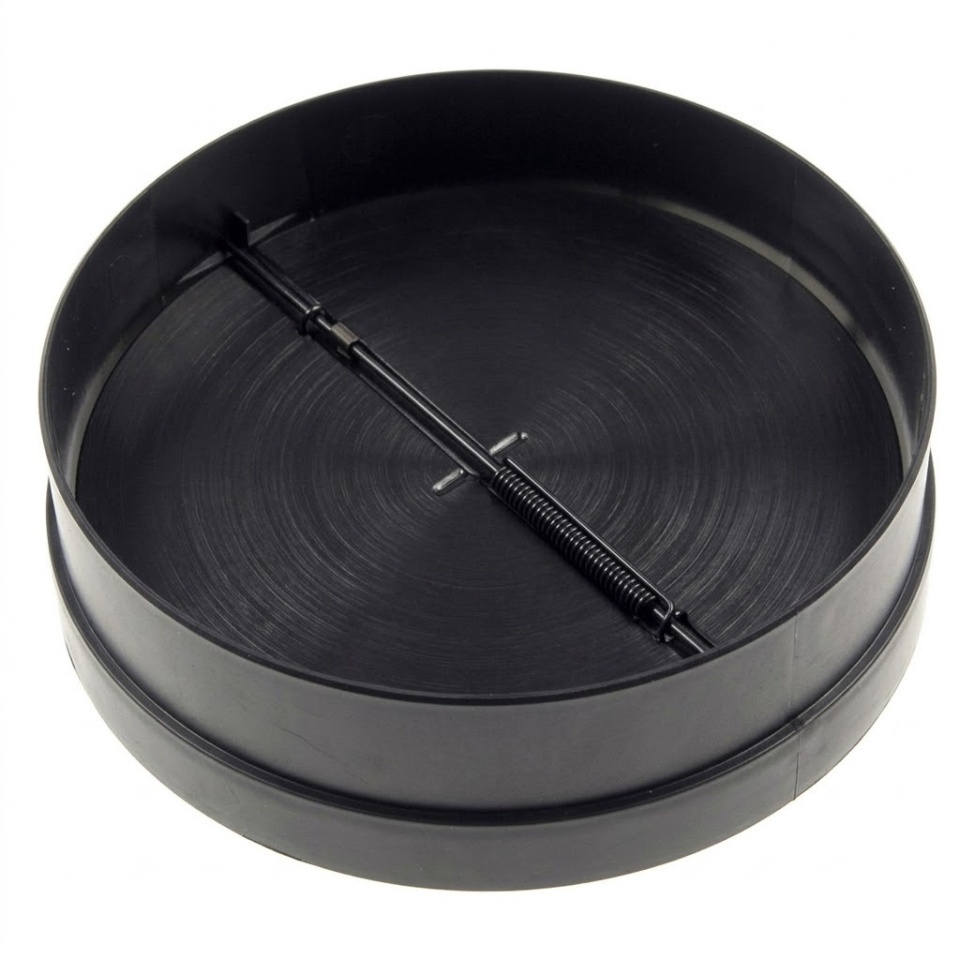 Greentek õhu tagasivooluklapp, must